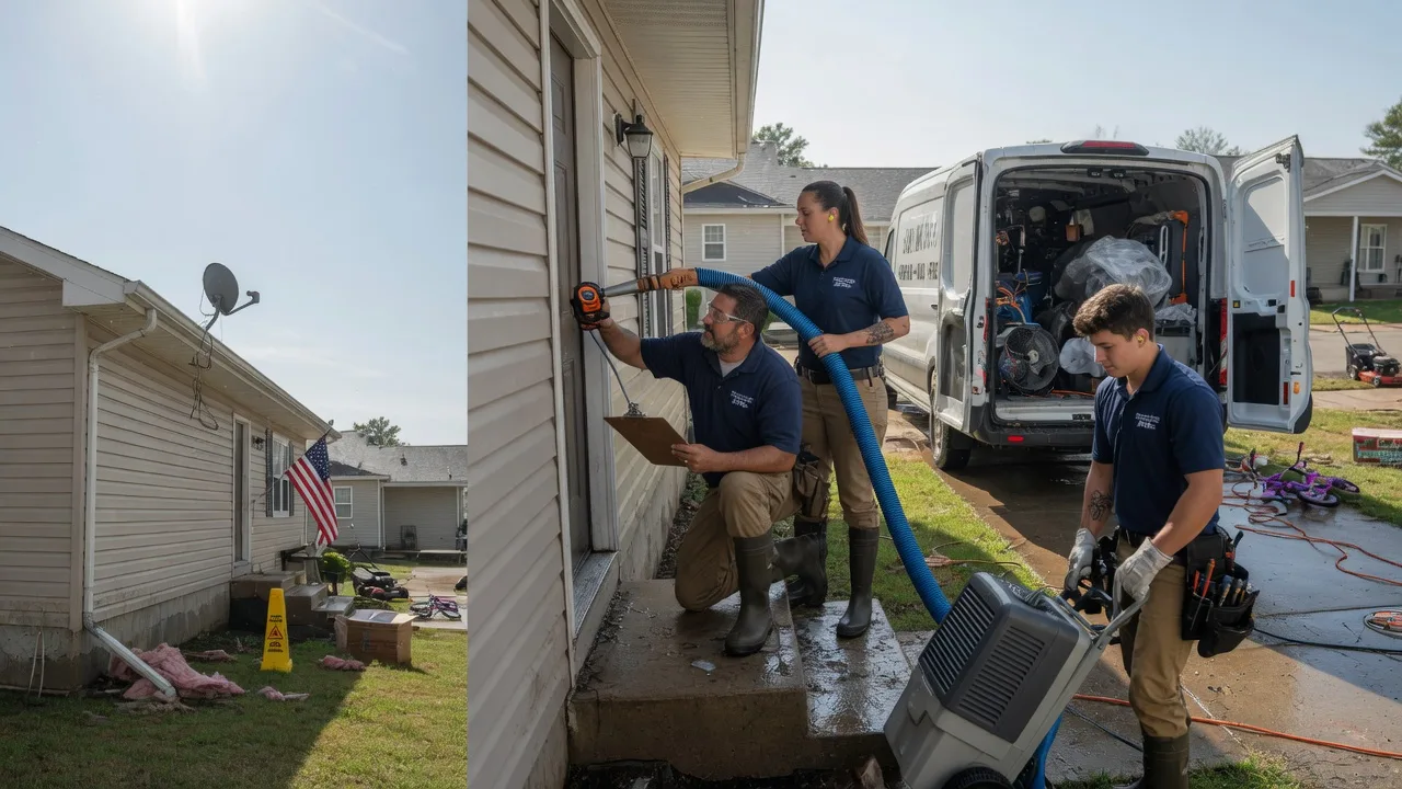 Ceiling Water Damage Restoration in Ada, OH near me